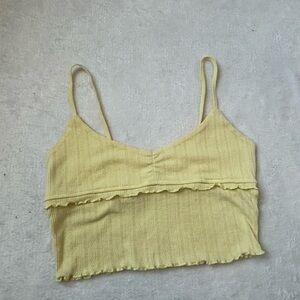 Pacsun baby Yellow Ribbed Crop Top